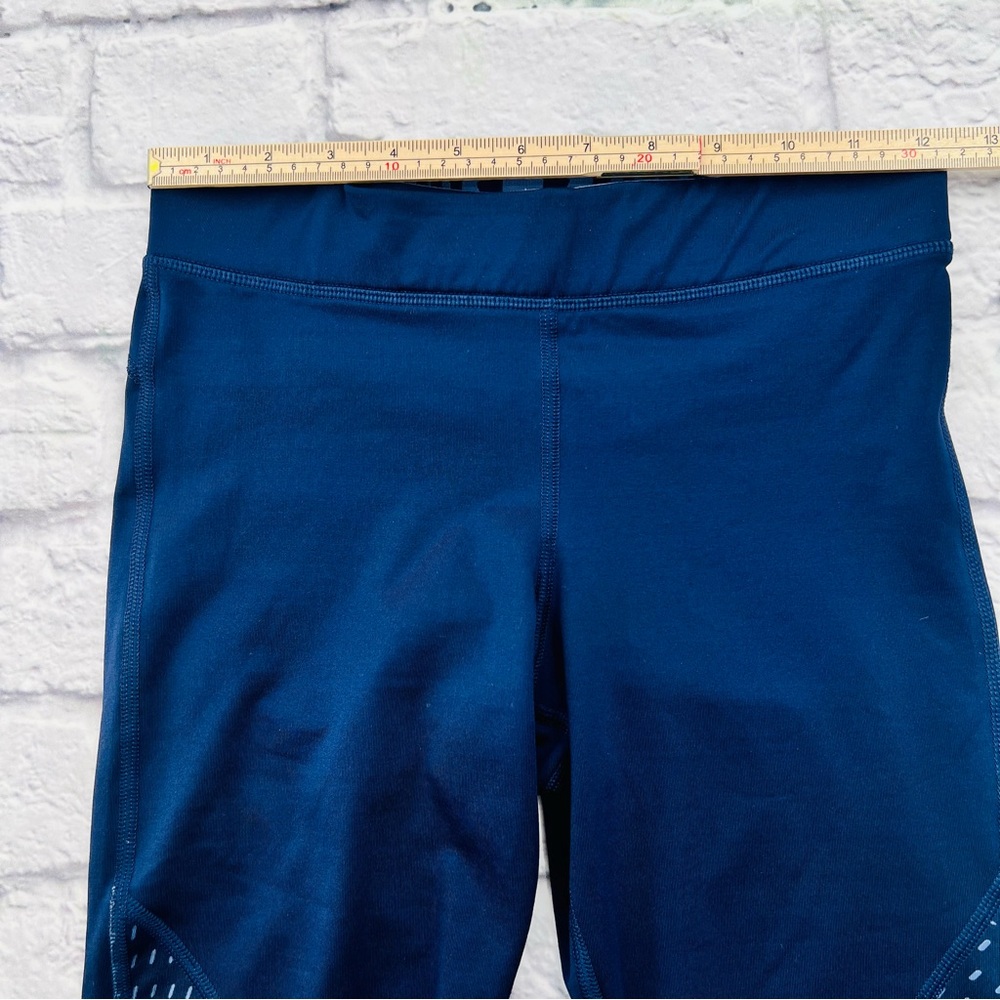 Under Armour Womans Blue Compression Leggings Yoga Casual Small - Picture 5 of 8